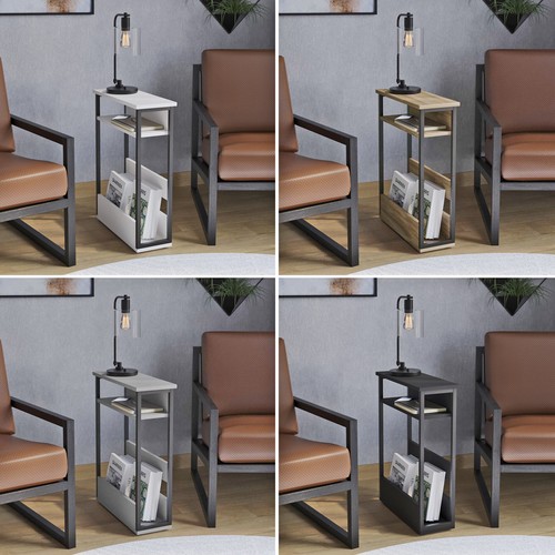 Tier slim coffee side table - tier,