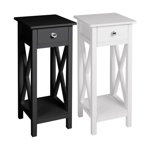 Square bedside table side - square,