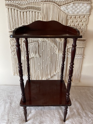 Vintage tier telephone table - 2,