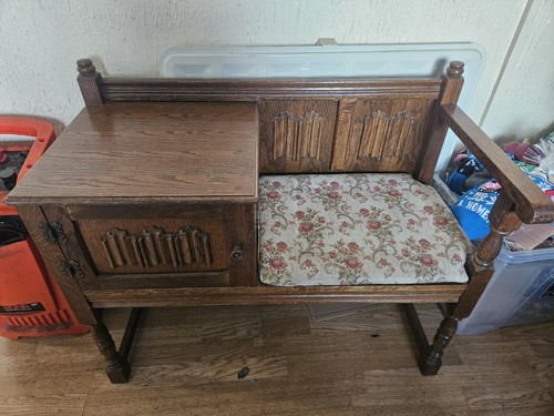 Telephone table seat vintage - telephone,