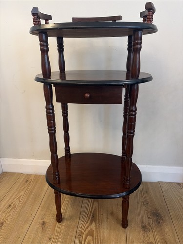 Tier vintage wooden stand - vintage,