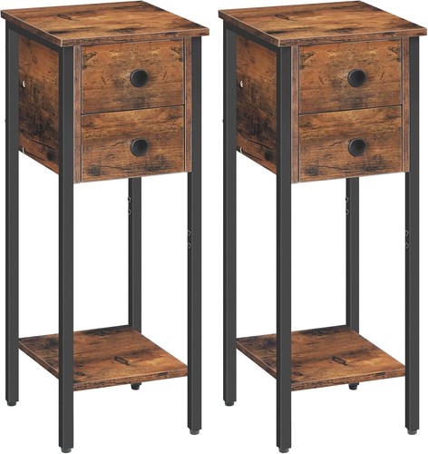 Hoobro narrow bedside table - narrow,