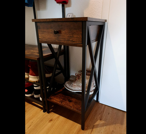 Tall side table vintage - table,