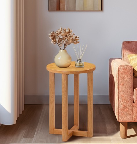 Round side table small oak - table,,