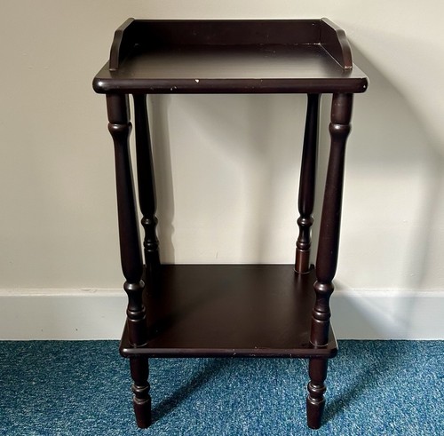 Vintage dark mahogany tier - 2,
