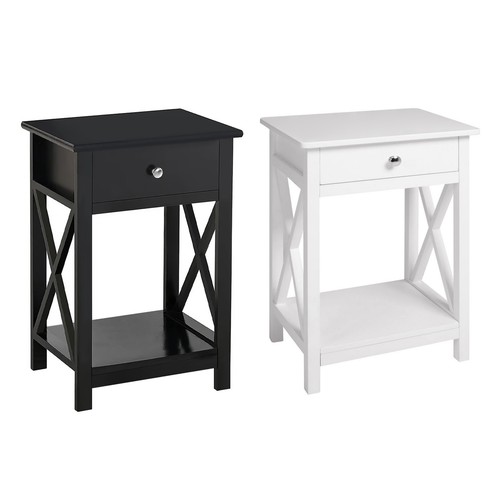 Single drawer bedside cabinet - single,