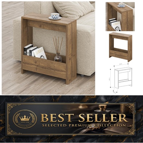 Side table with - side, rack