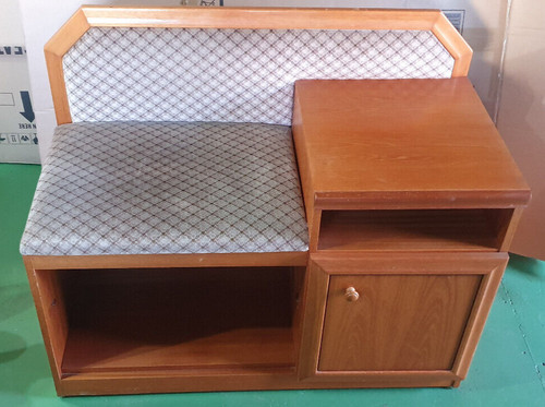Vintage telephone table seat - table,