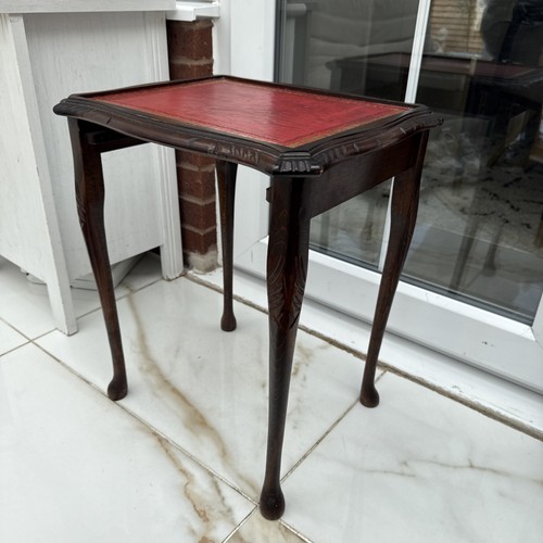 Vintage brown table - table, side