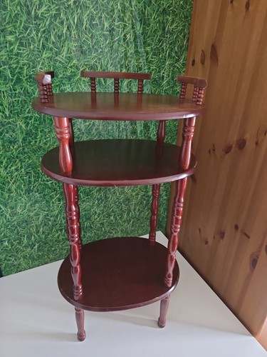 Wooden tiered oval stand - ​wooden,