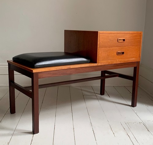 Mid century teak black - &,