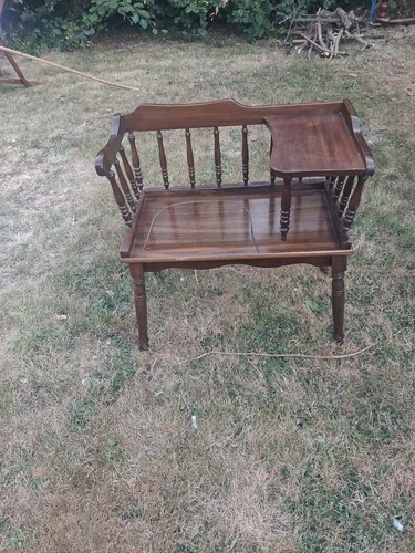 Telephone table seat vintage - telephone,