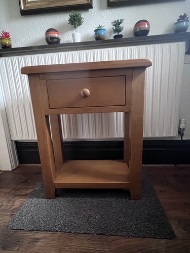 Solid oak console - solid, table