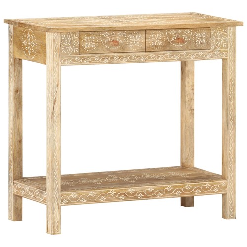 Solid mango wood - solid, console