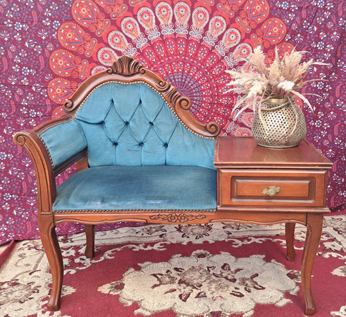 1970s vintage telephone table - telephone,