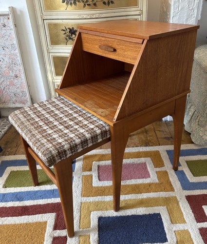 Vintage telephone table seat - vintage,
