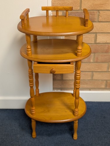 Tier vintage wooden stand - 3-tier,