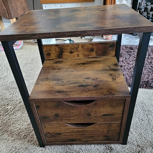 Industrial style side table - industrial,